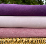 Plum Bamboo Stretch French Terry,  by the Yard or Wholesale