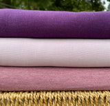 Plum Bamboo Stretch French Terry,  by the Yard or Wholesale