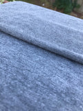 Bamboo Stretch French Terry, Heather Grey Dark, Wholesale from $8.00 yard - Kinderel Bamboo Fabrics