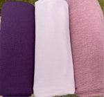 Plum Bamboo Stretch French Terry,  by the Yard or Wholesale