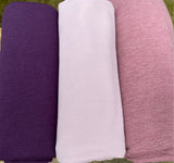 Plum Bamboo Stretch French Terry,  by the Yard or Wholesale