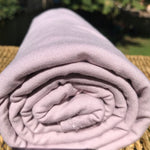 Lilac Bamboo Cotton Stretch French Terry, by the Yard or Wholesale
