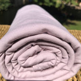 Lilac Bamboo Cotton Stretch French Terry, by the Yard or Wholesale