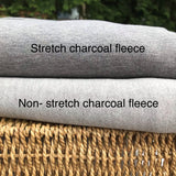 Stretch Bamboo Charcoal Fleece Fabric 280 GSM Fabric Wholesale