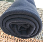 Bamboo Organic Cotton Interlock Fabric Black by the Yard - Kinderel Bamboo Fabrics