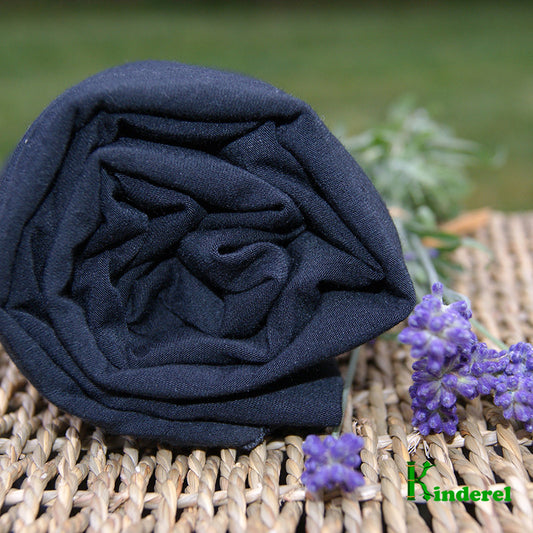 Wholesale Black Bamboo Stretch Jersey Fabric  Rolls from $7.12/yard - Kinderel Bamboo Fabrics