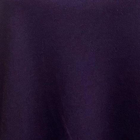 Plum Bamboo Stretch French Terry,  by the Yard or Wholesale