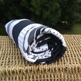 Bamboo Jersey Polka Dots & Stripes Knit Fabric - Kinderel Bamboo Fabrics