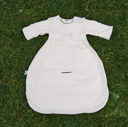 bamboo schlafsack 0-6 Months Organic Bamboo Baby Sleep Sack with Sleeves – Kinderel Organic Fabrics