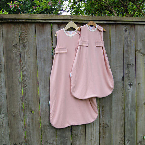 Dusty Pink Bamboo Sleep Sack main image 1