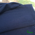 Black Bamboo Stretch French Terry Fabric by the Yard - Kinderel Bamboo Fabrics
