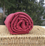 Bamboo Stretch French Terry Fabric - Tawny Port - Kinderel Bamboo Fabrics